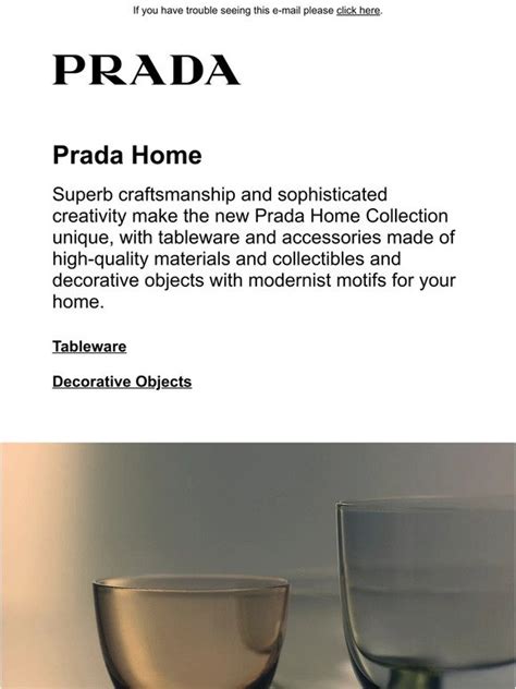 Prada Home: Tavola 